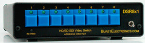 Burst DSR8X1T HD/SD SDI 8x1 Reclocking Video Switcher with DTMF