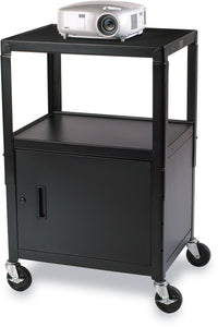 Bretford CA2642 Adjustable Height Cabinet Cart with E-Unit