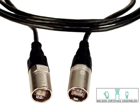 RJ45 Neutrik EtherCON Belden DataTuff CAT5e Cable 25FT