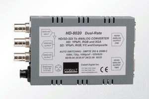 Cobalt 8020 HD/SD Dual-Rate Digital to Analog Dual Out with Pwr Supply