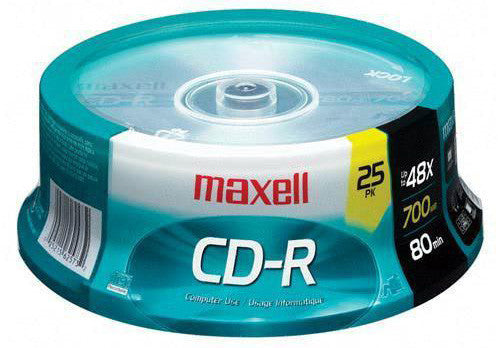 Maxell 48x Write-Once CD-R 50pc Spindle