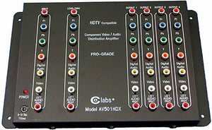 CE Labs AV501HDX 1x5 HDTV /Component with Digital Audio AV Distribution Amp