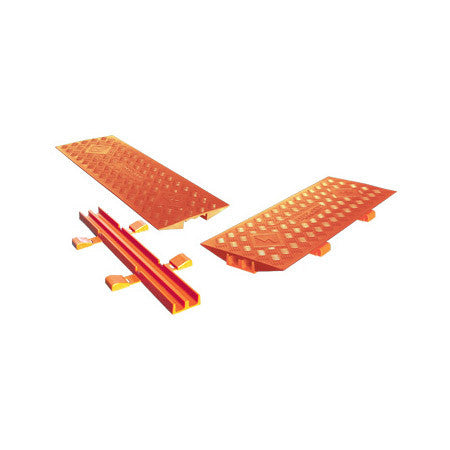 Checkers 2CL2X150-GP-O Linebacker 2-Channel Protector Bridge - Orange