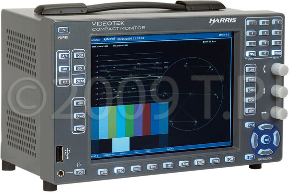 Harris Broadcast Videotek CMN-91-3GB cMon Multi-format Signal Analyzer with LCD SD-SDI