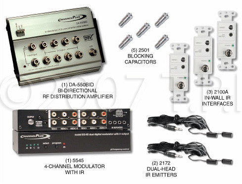 Kit containing 5545- DA550BID- (2) 2172- (3) 2100A and (5) 2501