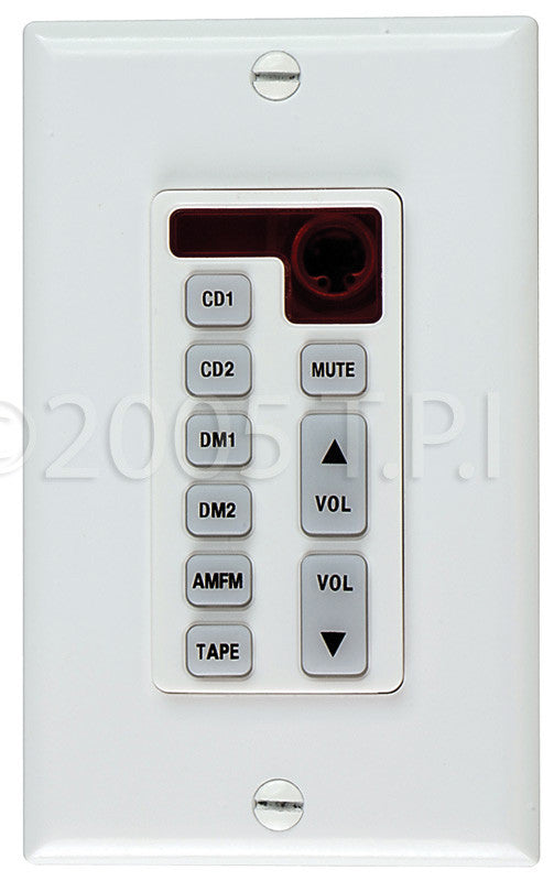 Stereo controller- dual gang keypad for use with MDS-6A