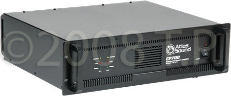 Atlas Sound CP700 High-Performance Dual-Channel Commercial Audio Amplifier