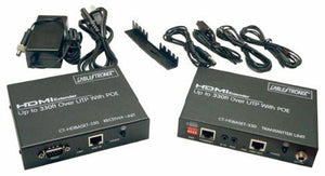 Cabletronix CT-HDBASET-330 HD - Ethernet - RS-232 - Infrared Control & PoE Extender