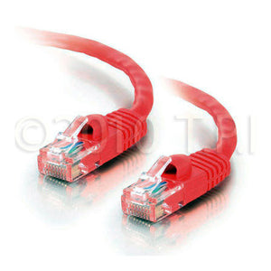 CAT5e 350 MHz Snagless Patch Cable Red 14FT