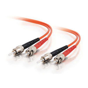 ST to ST Duplex 62.5/125 Multimode Fiber Patch Cable 30-Meters Orange