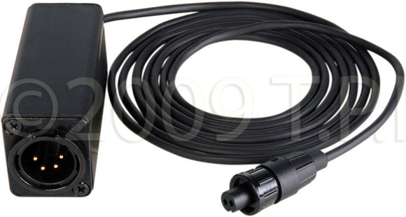 Connectronics 12 Volt to 5V AJA Compatible Power Adapter From 4Pin XLR