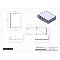 Connectronics CTX-MC-26A  Alum Project Box Cabinet 12.75  X 10  X 3.5