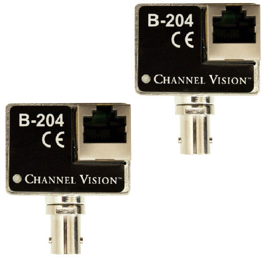 Channel Vision B-204 IP Camera Balun Over Coax Converter Kit