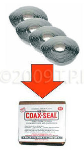 Coax-Seal 4 pack .5in x 12ft Rolls