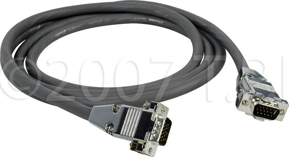 15-Pin Hi-Density Male to Male VGA Cable 3FT