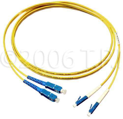 Fiber Instrument Sales 8 SC to LC Fiber Cable (10FT) Duplex/Multimode