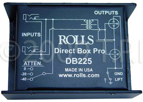 Rolls DB225 Professional Direct Box