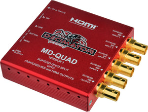 Decimator MD-QUAD Miniature (3G/HD/SD) QUAD SPLIT with HDMI