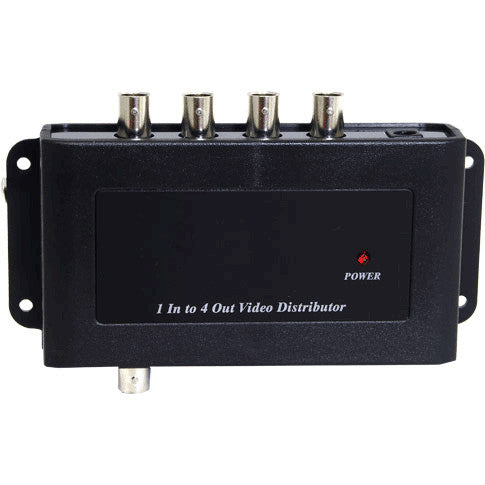 1x4 Composite Video Distribution Amplifier with BNC Connectors