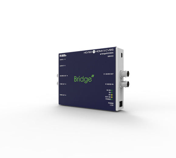 Digital Forecast Bridge1000 SHA 3G-SDI to Analog Composite & HDMI Converter with Analog Audio & AES/EBU Out