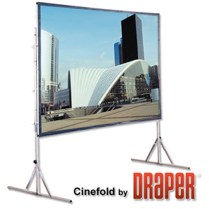 Draper 213003 Diplomat 70in x 70in Matte White Portable Tripod Projection Screen