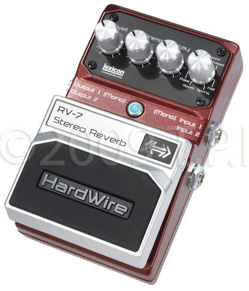 DigiTech HardWire RV-7 Stereo Reverb Pedal