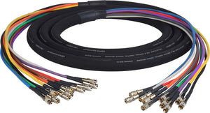 3G/HD-SDI Gepco VS10230 10-Channel DIN1.0/2.3 Video Snake Cable 15FT