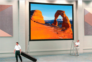 Da-Lite 88639HD 10x10FT Fast-Fold Deluxe Screen System - Da-Tex