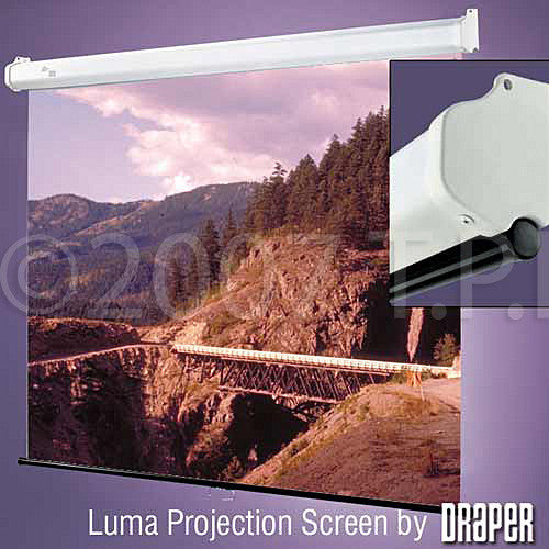 Draper 207003 Luma 70in x 70in Matt White Screen