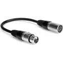 Hosa DMX-106 DMX512 Adaptor XLR5M to XLR3F 6 Inch