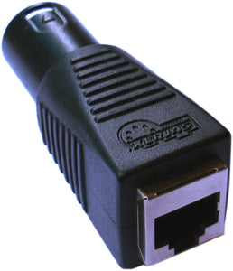 TecNec DMX-5XM-CAT5 5-pin XLR Male to RJ45 Adapter