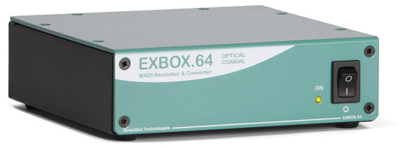 DirectOut Technologies EXBOX.64 MADI Signal Converter and Reclocker