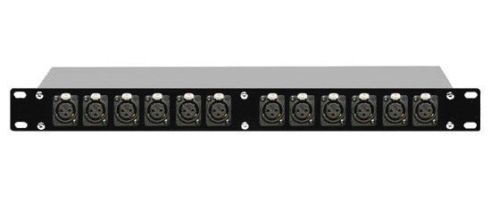 XLR to XLR Patchbay 12F-12M