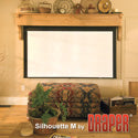 Draper 202235 109 Inch Silhouette/Series M AutoReturn Manual Projection Screen 16:10 Matt White