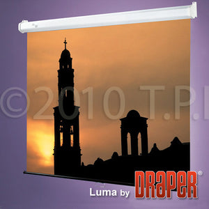 Draper 207008 50x66.5 In. 4:3 NTSC Video Format Matt White Luma Screen