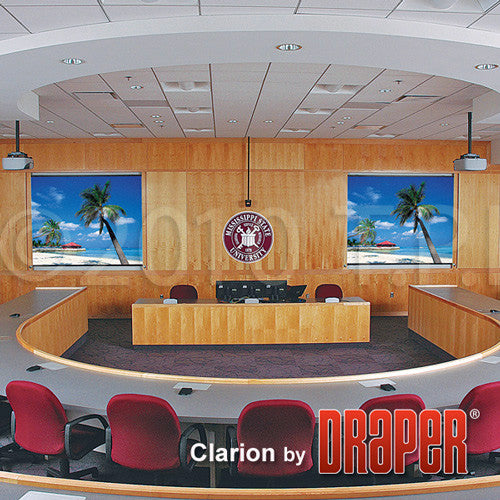 Draper 252013 72x96 Inch 4:3 NTSC Video Format M1300 Clarion Screen