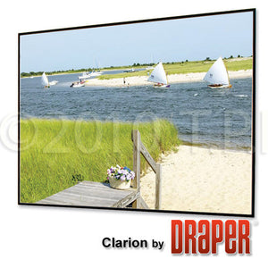 Draper 252247 49x87 Inch 16:9 HDTV Format M1300 Clarion Screen