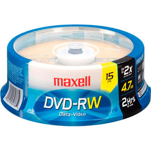 Maxell 4.7Gb DVD-R Write Once up to 16X 25 pc Spindle