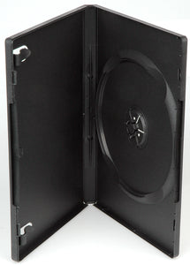 Black Plastic Single DVD Album Case With Full Outer Sleeve