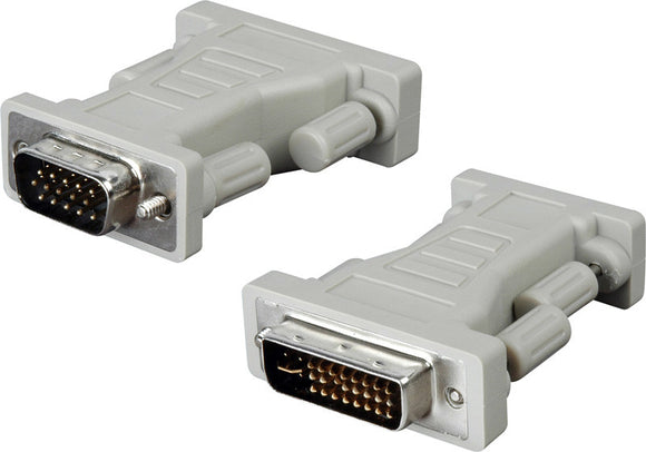 DVI-I Female to VGA Plug Adapter