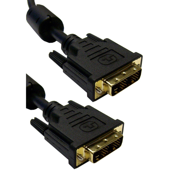 DVI-D Male to DVI-D Male Digital Single Link Cable 6FT