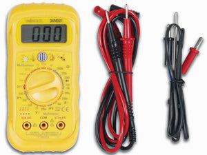 Velleman DVM501 3 1/2-Digit Digital Multimeter / 20 Range/10A/Sound Level/Light/Humidity/Temperature 5-In-1 Meter