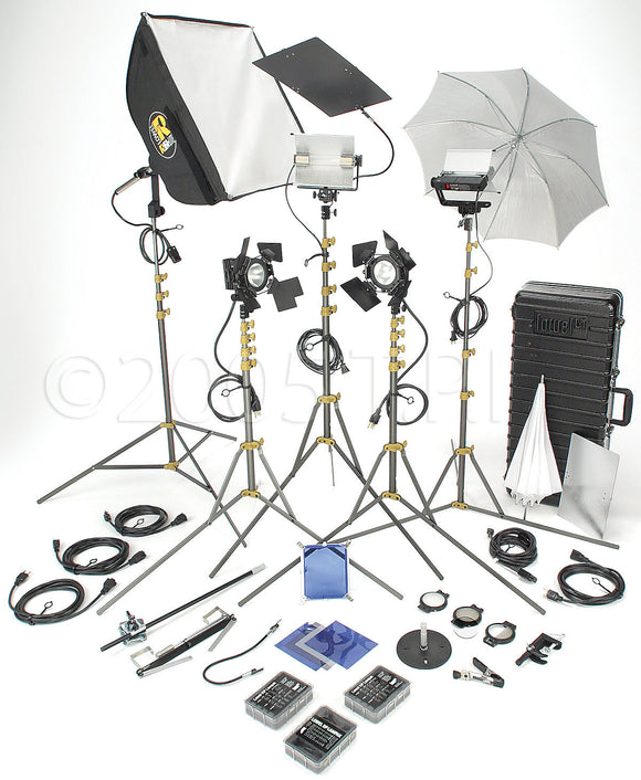 Lowel DV Pro ViP System 55 Kit With Tota/Omni Case