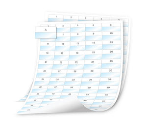 Dymo 1908555 XTL 1 1/2-Inch x 7/8-Inch (41 mm x 23 mm) Laminated Wire/Cable Wrap Sheet Labels