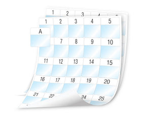 Dymo 1908556 XTL 1 1/2-Inch x 1 5/8-Inch (41 mm x 42 mm) Laminated Wire/Cable Wrap Sheet Labels