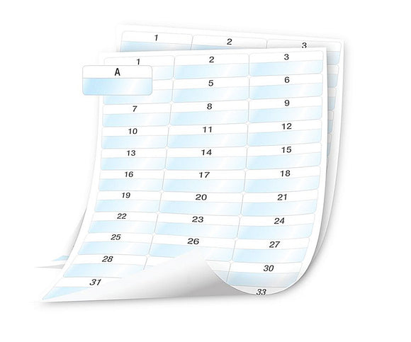 Dymo 1908557 XTL 2-Inch x 7/8-Inch (54 mm x 23 mm) Laminated Wire/Cable Wrap Sheet Labels