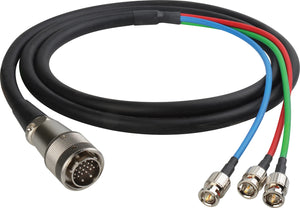 26-Pin Male to 3-BNC Male Breakout Cable 10FT