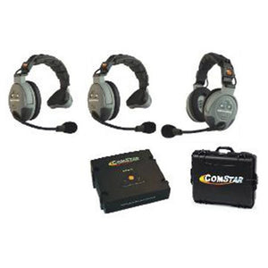 Eartec Comstar XT-3 Complete 3 Person System