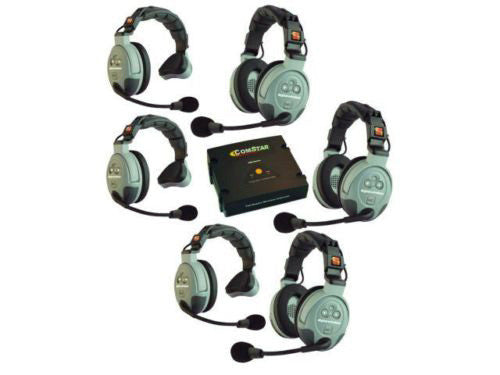 Eartec Comstar XT-6 Complete 6 Person System