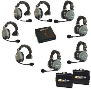 Eartec Comstar XT-8 Complete 8 Person System